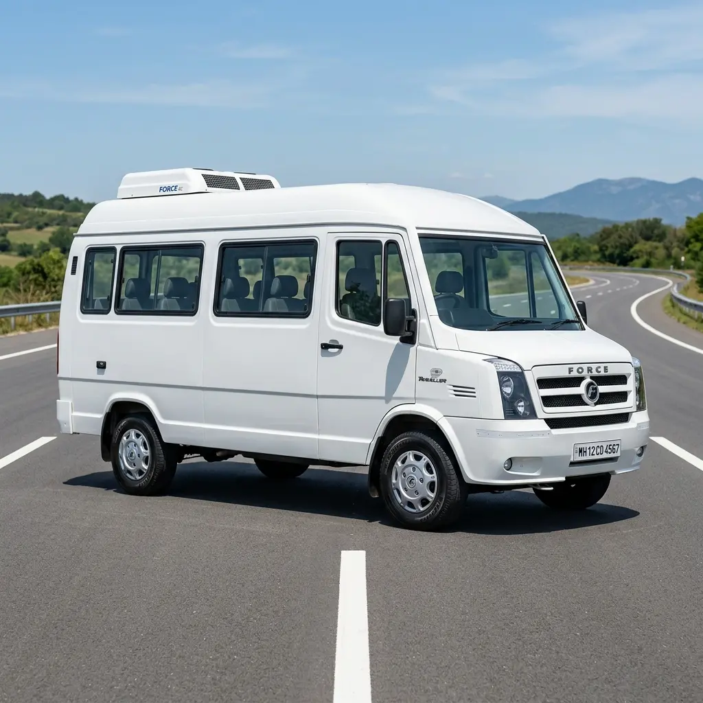 Tempo Traveller for Industrial Staff Commute - Gummidipoondi
